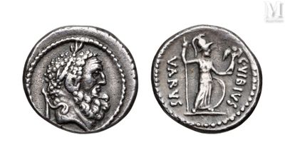 a silver coin with an image of a man on it