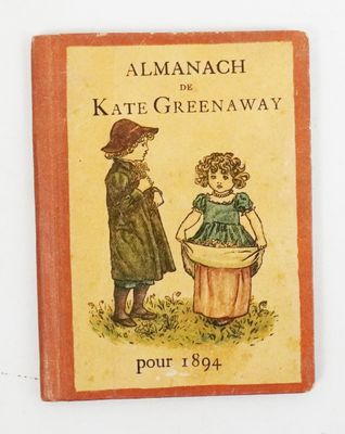 un livre avec une illustration représentant une petite fille et un petit garçon