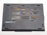 a close up of a laptop with a fan on top of it