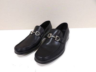 SALVATORE FERRAGAMO - Mocassin ornement Gancini réversible -…