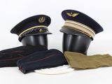 three hats that are sitting on top of each other
