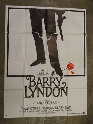 the poster for barry london is hanging on the wall