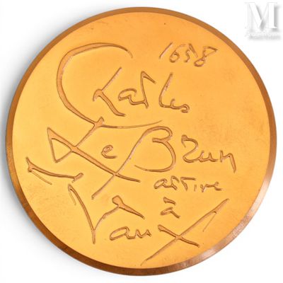 MATHIEU Georges (1921-2012) Médaille en bronze