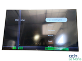 an image of a flat screen tv with a welcome screen