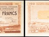 deux anciens billets de banque français sur lesquels figurent l'image d'un homme et d'une femme
