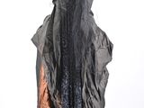 an image of a mannequin dressed in a black dress