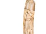 une image représentant une statue sculptée d'un homme barbu