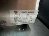 a close up of a paper label on a machine