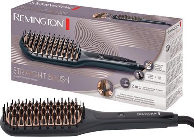 the hair brush is in the box and ready to be used