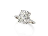une bague en diamant à une seule pierre, par van cleef
