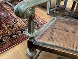 a chair that is sitting on the floor in a room
