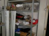 a room with a lot of boxes and boxes on the shelves