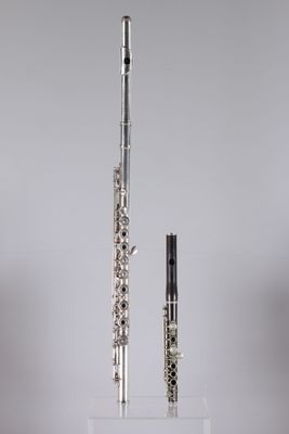 an image of a flute and a flute stand on a table