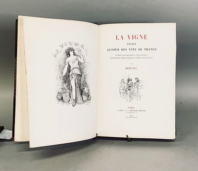 an open book with a drawing of a man and a dog