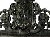 a picture of a coat of arms with a crown on it