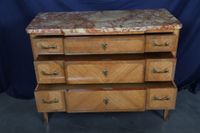 Commode en placage de bois de rose ouvrant à trois tiroirs e… (photo 2)