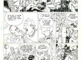 une bande dessinée représentant une femme en train de parler à un homme