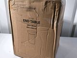 a cardboard box that is sitting on a table