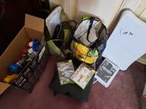 a lot of items that are sitting on the floor