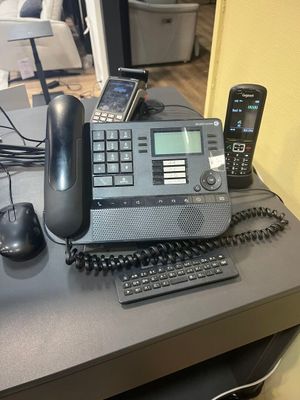 Téléphone standard Alcatel-Lucent + téléphone sans fils GIGA…