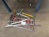 a lot of tools that are laying on the ground