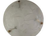 a picture of a white plate with a design on it