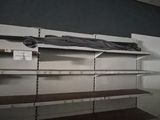 a empty shelf in the middle of a room