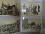pictures of people riding horses in front of a church