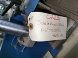 a sign that is attached to a machine in a factory