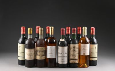 six bouteilles de vin alignées sur une table