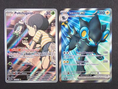 Carte Pokemon Contenu : 2 cartes rares Luxray Ex et Poltchag…