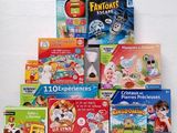 a lot of children ' s books that are on the table