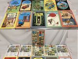 beaucoup de livres sur une étagère