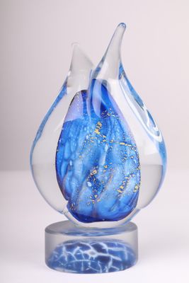 Allain GUILLOT (Né en 1948) Sculpture de forme libre En verr…