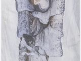 an image of a drawing of a person laying on a bed