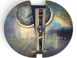 an image of a watch with a picture of a planet in the background