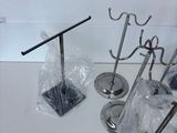 a lot of metal items that are sitting on a table