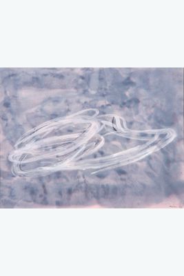 a picture of a pair of skis that are flying in the sky