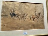 une image représentant un dessin d'une calèche
