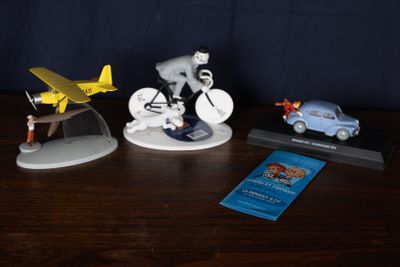 TINTIN Ensemble de deux figurines tintin dont Tintin et Milo… - Photo 1