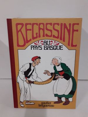 la couverture du livre *Becassinne Pays Basoue*, sur laquelle figurent deux hommes dans
