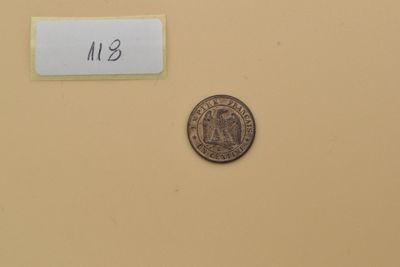 Second Empire Centime Br. 1855 K Bordeaux.