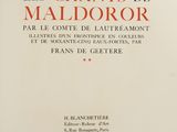 the front cover of a book with red lettering on it