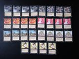 beaucoup de cartes sur la table