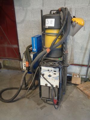 an image of a machine that is in a garage