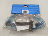 a plastic bag with a pair of scissors inside of it