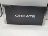 a black box with the word create written on it