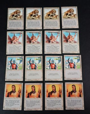 un jeu de cartes représentant un homme et une femme
