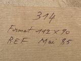 an image of a piece of cardboard with writing on it
