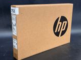 a close up of a box with a hp logo on it